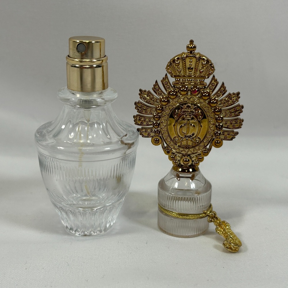 Juicy Couture Womens Perfume .5oz Rare Limited Edition Gold‎ Crown -BOTTLE ONLY